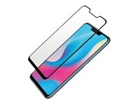 Insmat Exclusive Brilliant - Skärmskydd för mobiltelefon - helskärm - glas - ramfärg svart - för Honor X8 861-1380