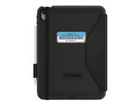 OtterBox Defender Series - Vikbart fodral för surfplatta - robust - svart - för Apple 10.9-inch iPad (10:e generation) 77-93758