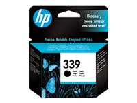HP 339 - 21 ml - svart - original - blister - bläckpatron - för Officejet 63XX, K7100; Photosmart 2575, 2610, 2710, 8050, 8150, 8450, D5160, Pro B8350 C8767EE#301