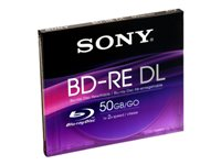 Sony BNE50B - BD-RE DL - 50 GB 2x - CD-fodral BNE50B