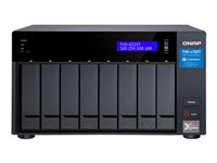 QNAP TVS-872XT - NAS-server - 8 fack - SATA 6Gb/s - RAID RAID 0, 1, 5, 6, 10, 50, JBOD, 60 - RAM 16 GB - Gigabit Ethernet / 10 Gigabit Ethernet / Thunderbolt 3 - iSCSI support TVS-872XT-I5-16G