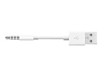 Apple iPod shuffle USB Cable - Kabelsats - 4-poligt minijack hane till USB hane MC003ZM/A