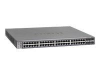 NETGEAR GSM7352Sv2 - Switch - L3 - Administrerad - 48 x 10/100/1000 + 4 x delad Gigabit SFP + 2 x SFP+ - skrivbordsmodell GSM7352S-200EUS