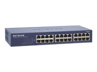 NETGEAR 24-Port 10/100 Fast Ethernet Switch JFS524v2 - Switch - ohanterad - 24 x 10/100 - skrivbordsmodell, rackmonterbar JFS524-200EUS