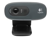 Logitech HD Webcam C270 - Webbkamera - färg - 1280 x 720 - ljud - USB 2.0 960-000582