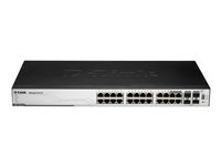 D-Link DGS 3100-24 - Switch - Administrerad - 24 x 10/100/1000 + 4 x kombinations-SFP - skrivbordsmodell DGS-3100-24