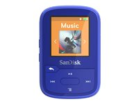 SanDisk Clip Sport Plus - Digital spelare - 32 GB - blå SDMX32-032G-E46B