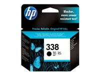 HP 338 - 11 ml - svart - original - bläckpatron - för Officejet 100, 150, H470, K7100; Photosmart 7850, C3170, C3180, C3183, C3190, Pro B8350 C8765EE#UUS