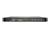 SonicWall NSa 6700 - Säkerhetsfunktion - 10GbE, 40GbE, 5GbE, 2.5GbE, 25GbE - 1U - kan monteras i rack 02-SSC-4332