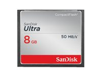 SanDisk Ultra - Flash-minneskort - 8 GB - CompactFlash SDCFHS-008G-G46