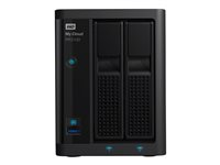 WD My Cloud PR2100 WDBBCL0080JBK - NAS-server - 2 fack - 8 TB - HDD 4 TB x 2 - RAID RAID 0, 1, JBOD - RAM 4 GB - Gigabit Ethernet WDBBCL0080JBK-EESN