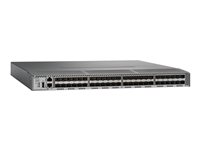 Cisco MDS 9148S - Switch - Administrerad - 48 x 16Gb Fibre Channel SFP+ - bakre till främre luftflödet - rackmonterbar DS-C9148S-48PK9