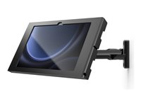 Compulocks Galaxy Tab S9/S9FE 10.9" Apex Enclosure Swing Wall Mount Black - Monteringssats - svängarm, synlig kamera och sensorer fram/bak - för surfplatta - låsbar - metallram - svart - skärmstorlek: 10.9" - väggmonterbar - för Samsung Galaxy Tab S9 FE 827B109GAPXB