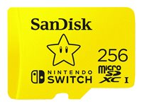 SanDisk Nintendo Switch - Flash-minneskort - 256 GB - UHS-I U3 - mikroSDXC UHS-I - för Nintendo Switch SDSQXAO-256G-GNCZN
