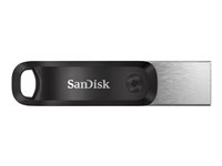 SanDisk iXpand Go - USB flash-enhet - 256 GB - USB 3.0 / Lightning SDIX60N-256G-GN6NE