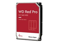 WD Red Pro WD4003FFBX - Hårddisk - 4 TB - inbyggd - 3.5" - SATA 6Gb/s - 7200 rpm - buffert: 256 MB WD4003FFBX
