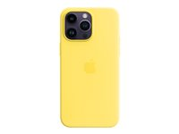 Apple - Baksidesskydd för mobiltelefon - MagSafe-kompatibilitet - silikon - kanariegul - för iPhone 14 Pro Max MQUL3ZM/A