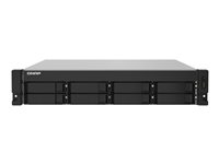 QNAP TS-832PXU - NAS-server - 8 fack - kan monteras i rack - SATA 6Gb/s - RAID RAID 0, 1, 5, 6, 10, 50, 60, JBOD - RAM 4 GB - Gigabit Ethernet / 2.5 Gigabit Ethernet / 10 Gigabit Ethernet - iSCSI support - 2U TS-832PXU-RP-4G