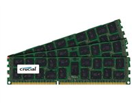 Crucial - DDR3 - sats - 24 GB: 3 x 8 GB - DIMM 240-pin - 1333 MHz / PC3-10600 - CL9 - registrerad - ECC CT3K8G3ERSLS41339
