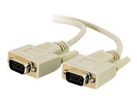C2G Economy - VGA-kabel - HD-15 (VGA) (hane) till HD-15 (VGA) (hane) - 2 m - formpressad, tumskruvar 81161