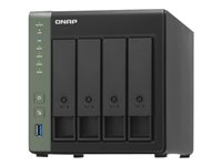 QNAP TS-431KX - NAS-server - 4 fack - 8 TB - SATA 6Gb/s - HDD 2 TB x 4 - RAID RAID 0, 1, 5, 6, 10, JBOD - RAM 2 GB - Gigabit Ethernet / 10 Gigabit Ethernet - iSCSI support TS-431KX-2G+4XST2000VN004