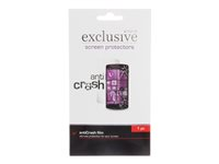 Insmat Exclusive AntiCrash - Skärmskydd för mobiltelefon - film - transparent 861-1527
