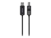 Belkin - USB-kabel - USB typ B (hane) till USB (hane) - USB 2.0 - 3.3 m - formpressad F2CU004BT11