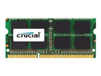 Crucial - DDR3L - modul - 4 GB - SO DIMM 204-pin - 1600 MHz / PC3-12800 - CL11 - 1.35 V - ej buffrad - icke ECC CT51264BF160B