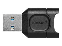 Kingston MobileLite Plus - Kortläsare (microSD, microSDHC, microSDXC, microSDHC UHS-I, microSDXC UHS-I, microSDHC UHS-II, microSDXC UHS-II) - USB 3.2 Gen 1 MLPM