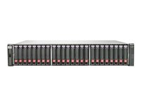 HPE Modular Smart Array P2000 G3 iSCSI Dual Controller SFF Bundle - Hårddiskarray - 3.6 TB - 24 fack ( SATA-300 / SAS-2 ) - 12 x HDD 300 GB - iSCSI (extern) - kan monteras i rack - 2U QW952B