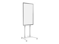 Multibrackets M Motorized Floorstand Flip 2 - Vagn - för LCD-display - vit - skärmstorlek: 37"-90" - för Samsung Flip 2 WM55R, WM65R 7350073739066