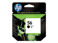 HP 56 - 19 ml - svart - original - bläckpatron - för Deskjet 450, 55XX; Officejet 6110; Photosmart 7150, 7350, 7550; psc 21XX, 2210 C6656AE#301