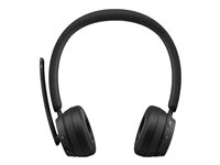 Microsoft Modern Wireless Headset - Headset - på örat - Bluetooth - trådlös - svart - kommersiell - Certifierad för Microsoft-teams 8JU-00006