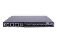 HPE 5800-24G-SFP Switch - Switch - Administrerad - 24 x Gigabit SFP + 4 x Gigabit SFP / 10 Gigabit SFP+ - rackmonterbar JC103A