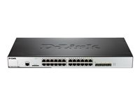 D-Link DWS 3160 - Switch - Administrerad - 20 x 10/100/1000 + 4 x kombinations-Gigabit SFP - rackmonterbar DWS-3160-24TC