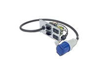APC - Grenuttag - AC 230 V - ingång: ström - utgångskontakter: 3 (IEC 60320 C19, IEC 60309) - för Symmetra RM 12kVA, 2kVA, 4kVA, 6, 8kVA SYPD10