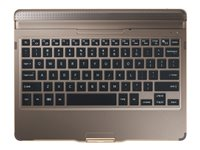 Samsung Book Cover Keyboard EJ-CT800 - Tangentbord - Bluetooth - titanium bronze - för Galaxy Tab S (10.5 tum) EJ-CT800NAEGSE