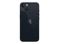 Apple iPhone 13 - 5G smartphone - dual-SIM / Internal Memory 256 GB - OLED-skärm - 6.1" - 2532 x 1170 pixlar - 2 bakre kameror 12 MP, 12 MP - front camera 12 MP - midnatt MLQ63QN/A