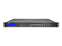 SonicWall SuperMassive 9200 - Säkerhetsfunktion - med 1 års TotalSecure - begränsad licensanvändning - 10GbE - 1U - kan monteras i rack 01-SSC-1065