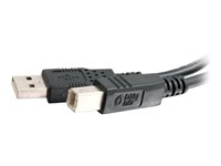 C2G - USB-kabel - USB (hane) till USB typ B (hane) - USB 2.0 - 2 m - svart 81566