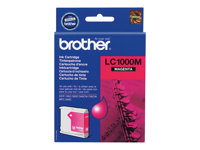 Brother LC1000M - Magenta - original - bläckpatron - för Brother DCP-350, 353, 357, 560, 750, 770, MFC-3360, 465, 5460, 5860, 660, 680, 845, 885 LC1000M