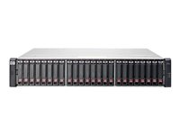 HPE Modular Smart Array 2040 SAS Dual Controller SFF Storage - Hårddiskarray - 24 fack ( SAS-2 ) - SAS 6Gb/s (extern) - kan monteras i rack - 2U C8S55A