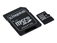Kingston - Flash-minneskort (adapter, microSDHC till SD inkluderad) - 32 GB - UHS Class 1 / Class10 - microSDHC UHS-I SDC10/32GB