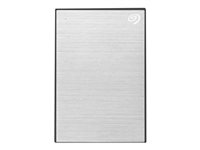 Seagate One Touch STKZ4000401 - Hårddisk - 4 TB - extern (portabel) - USB 3.0 - silver - med Seagate Rescue Data Recovery STKZ4000401