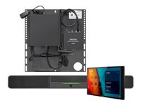 Crestron Flex UC-B30-T-WM - For Microsoft Teams Rooms - paket för videokonferens (soundbar, pekskärmskonsol, mini-dator) - Certifierad för Microsoft-teams - svart UC-B30-T-WM