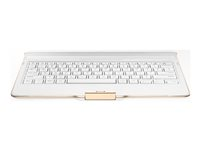 Samsung Book Cover Keyboard EJ-CT800 - Tangentbord - Bluetooth - vit - för Galaxy Tab S (10.5 tum) EJ-CT800NWEGSE