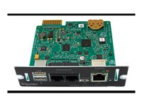 APC Network Management Card 3 with PowerChute Network Shutdown & Environmental Monitoring - Adapter för administration på distans - 1GbE - 1000Base-T - för P/N: SMTL2200RM2UC, SMTL3000RM2UC, SMTL3000RM2UCNC, SRTL10KRM4UT, SRTL8KRM4UT AP9641