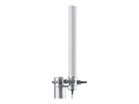 HPE Aruba AP-ANT-19 - Antenn - Wi-Fi - 6 dBi (för 5 150 MHz - 5 850 MHz), 3 dBi (för 2 400 MHz - 2 500 MHz) - rundstrålande - utomhus, kan monteras i tak, monteras på stång, inomhus, kan monteras på I-stolpe JW004A