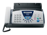 Brother FAX-T104 - Fax/kopiator - svartvit - termisk överföring - 216 mm bred (original) - A4 (media) - 9.6 Kbps FAXT104ZP1