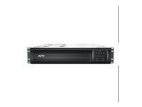 APC Smart-UPS 1000VA LCD RM - UPS (kan monteras i rack) - AC 120 V - 700 Watt - 1000 VA - USB - utgångskontakter: 6 - 2U - svart - med APC SmartConnect - för P/N: NBWL0356A, SCL500RM1UC, SCL500RM1UNC, SMTL1000RM2UC, SMTL750RM2UC, SMX3000HVTUS SMT1000RM2UC